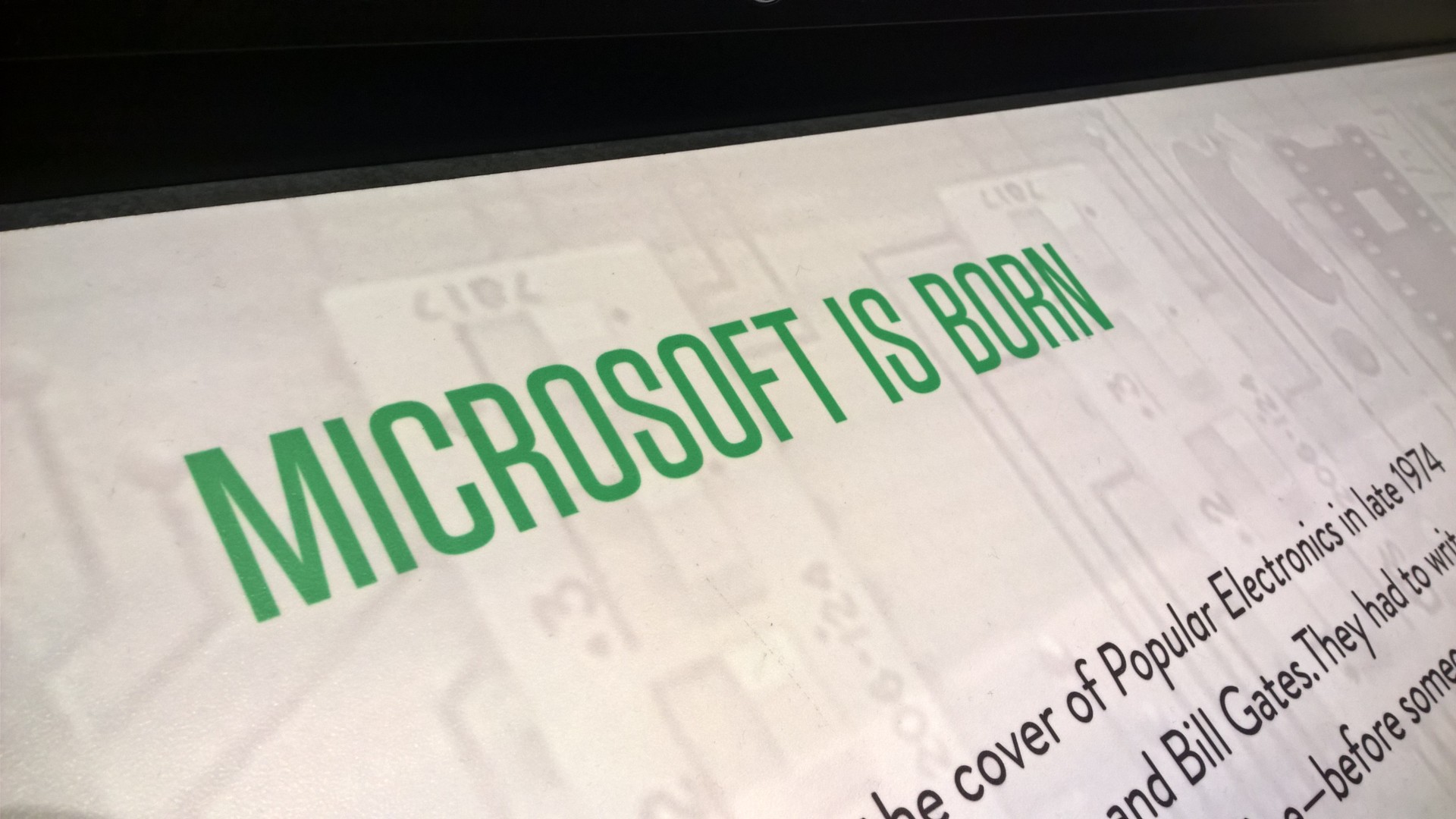 Microsoft is born